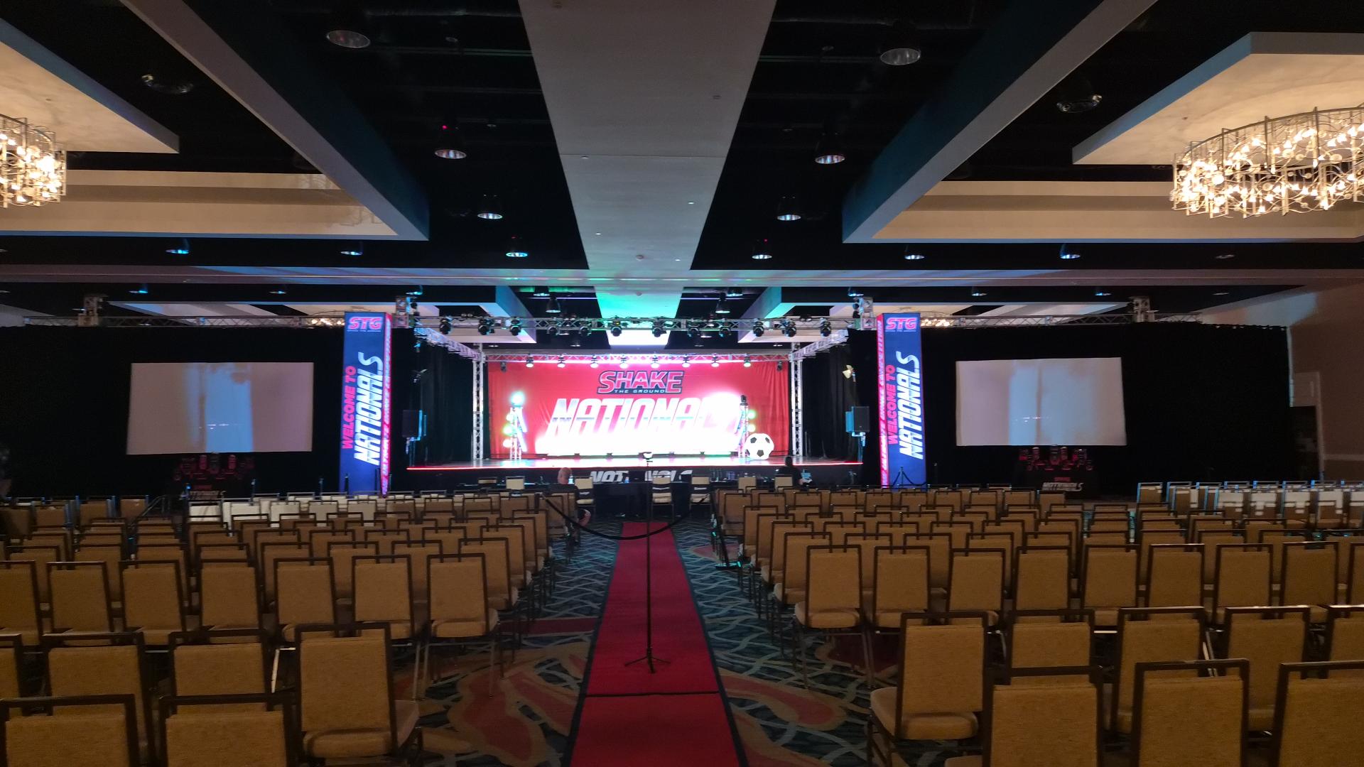 Kapture booth setup at Shake The Ground Nationals